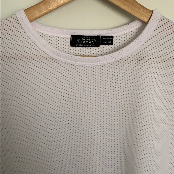 Topman mesh long T-shirt - size small - Picture 2 of 2